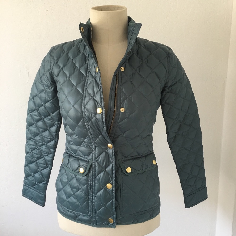 J Crew jacket in special green color size PXXXS